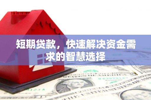环江短期贷款，快速解决资金需求的智慧选择
