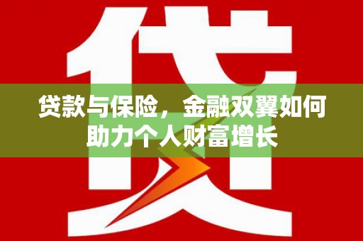 泸溪贷款与保险，金融双翼如何助力个人财富增长