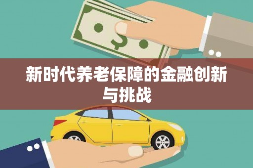 白河新时代养老保障的金融创新与挑战