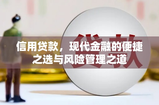 安仁信用贷款，现代金融的便捷之选与风险管理之道