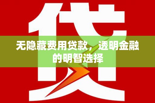 临县无隐藏费用贷款，透明金融的明智选择