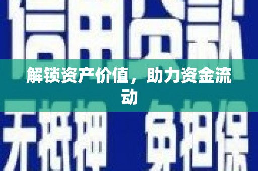 阳山解锁资产价值，助力资金流动