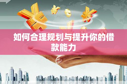 永新如何合理规划与提升你的借款能力
